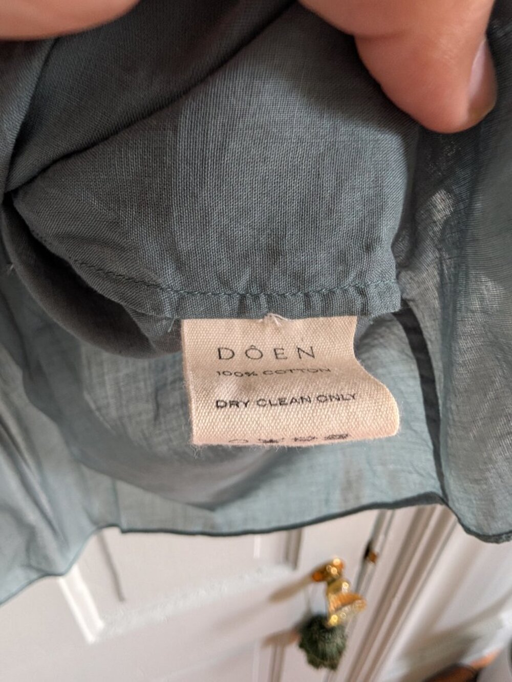 NWT Doen Mina Blouse in Nouveau Blue - Rare - Picture 3 of 6
